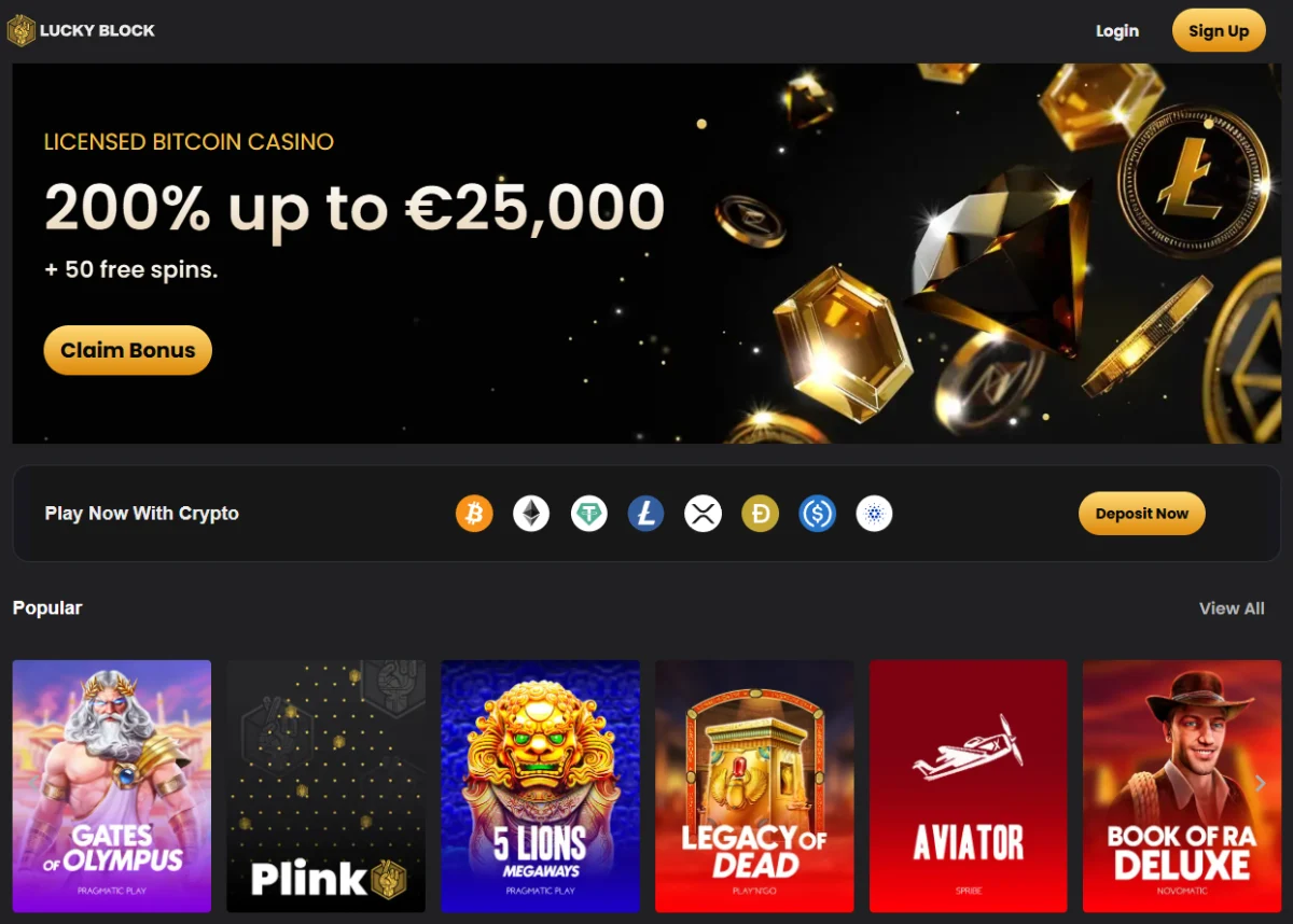 Lucky Block – Nowoczesna platforma z codziennymi losowaniami i wysokim cashbackiem