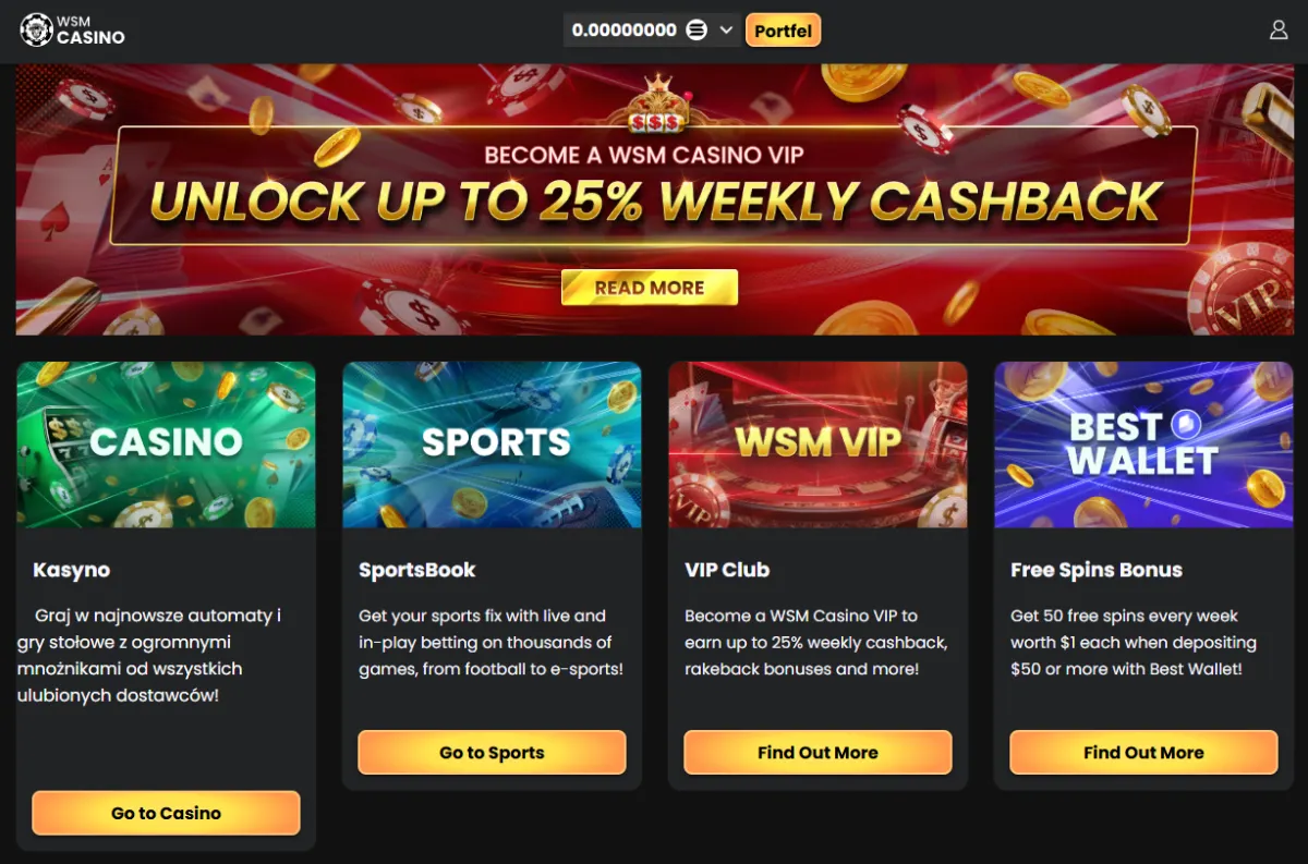 WSM Casino – Transparentne zasady, bogata oferta i bezpieczeństwo gry